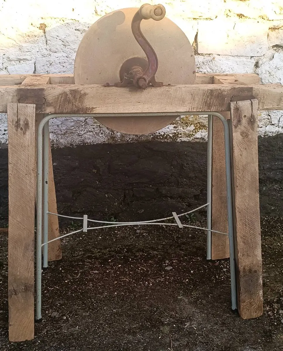 Antique Stone Wheel - Image 1