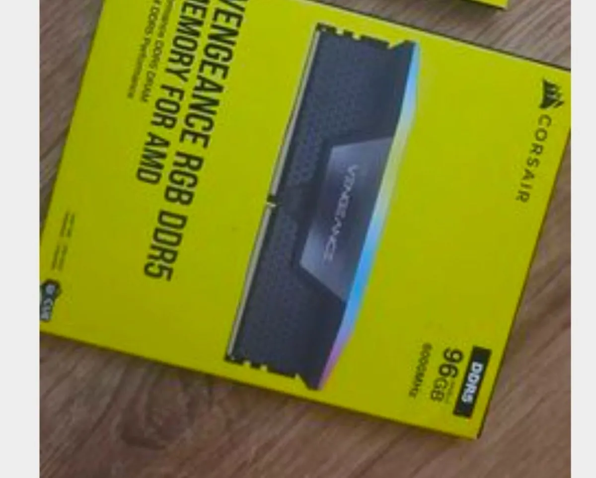 Ddr5 ram brand new sealed 6000hz RGB Corsair 96gb