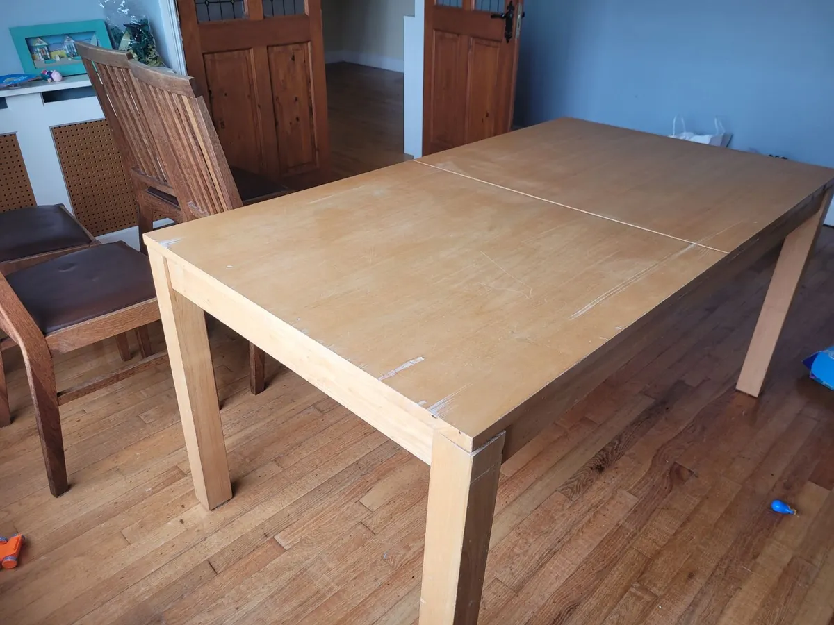 Dining table & chairs - Image 1