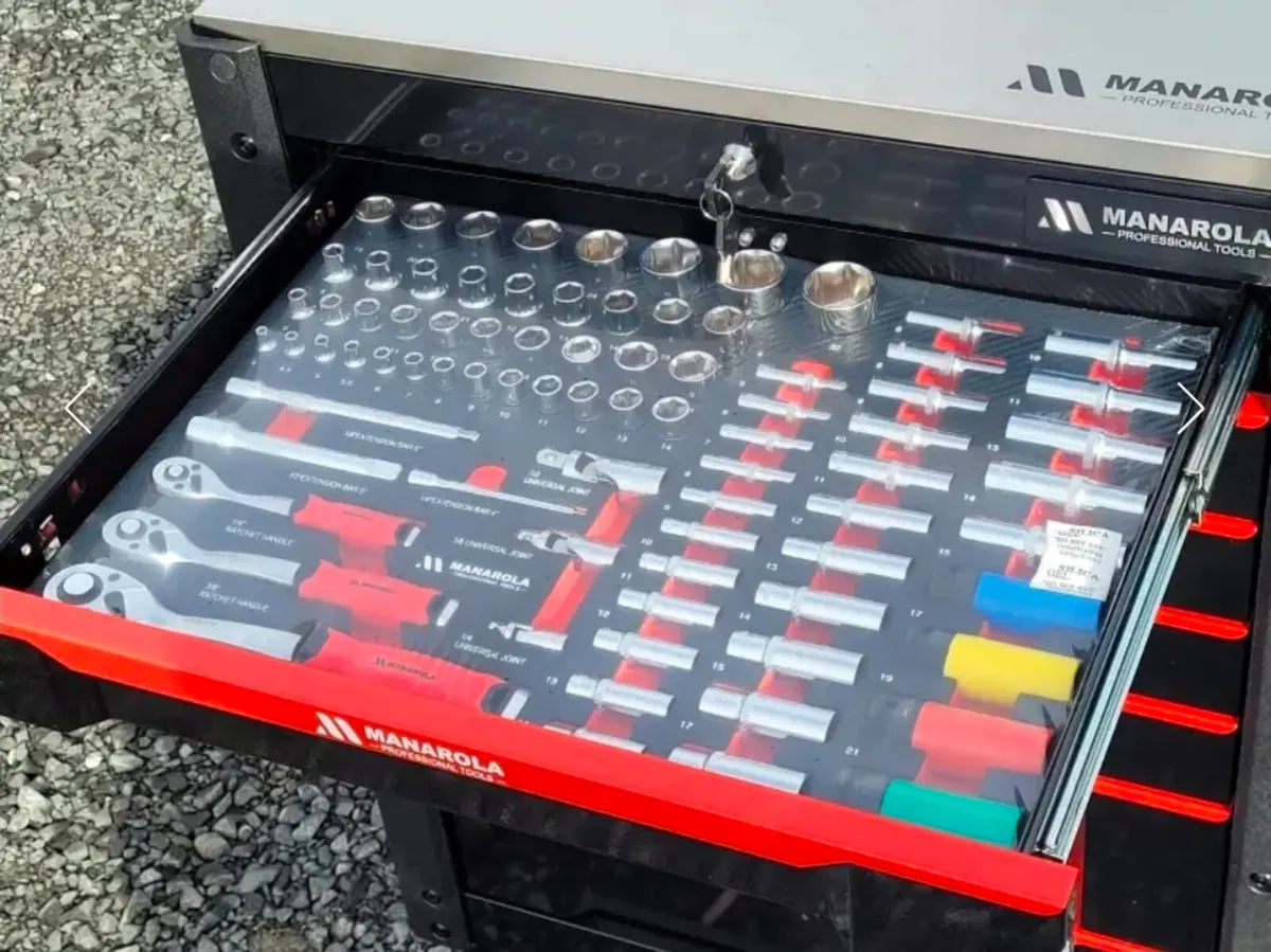 Manarola 7 Drawer Toolchest With Tools - Image 3