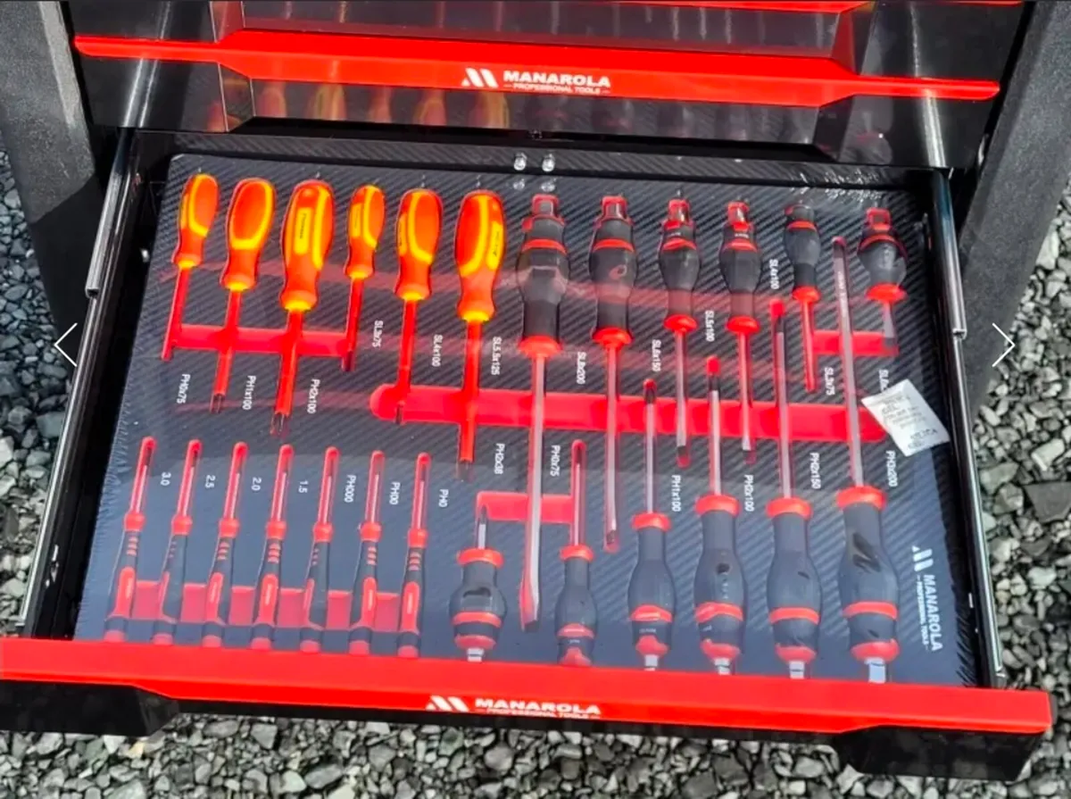 Manarola 7 Drawer Toolchest With Tools - Image 4