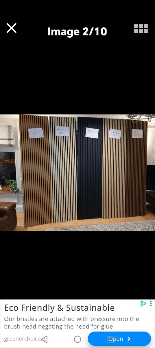 Aqoustic wall /ceiling  wooden panels - Image 1