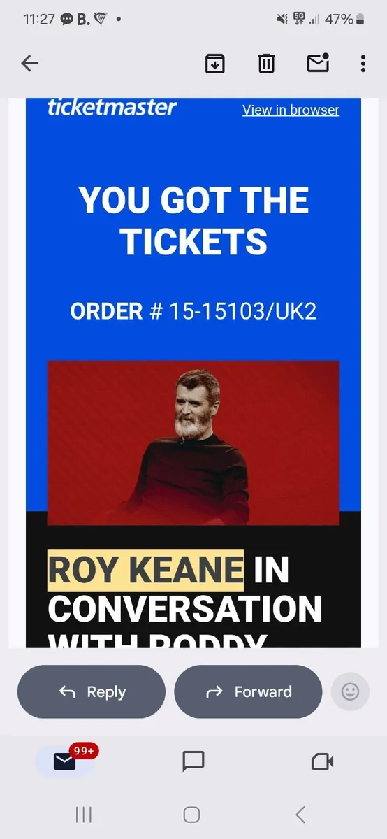 Roy Keane In Conversation with Roddy Doyle - Image 2