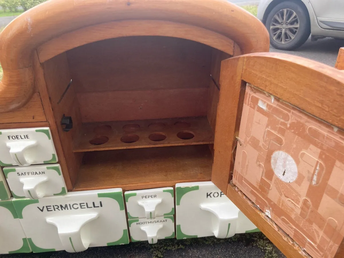 1930s art deco Dutch spice rack - Image 4