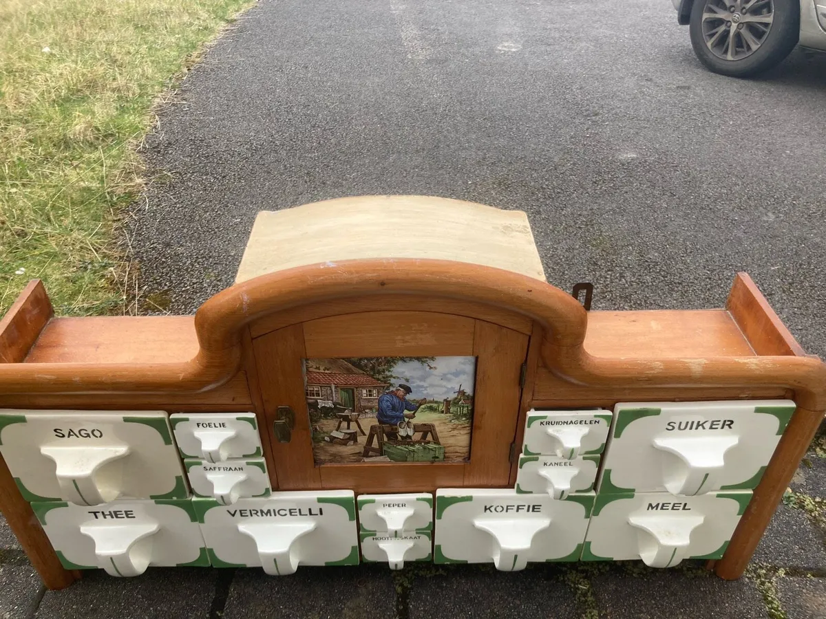 1930s art deco Dutch spice rack - Image 2