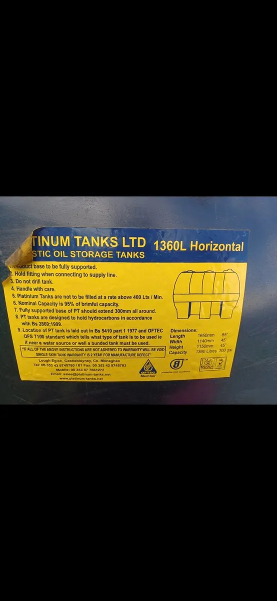 Diesel Tank for Sale - Image 2