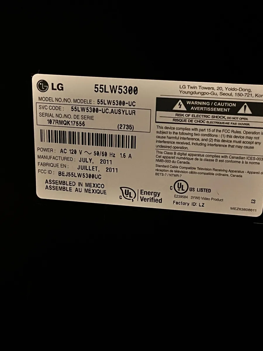 Tv Lg 55’ - Image 2