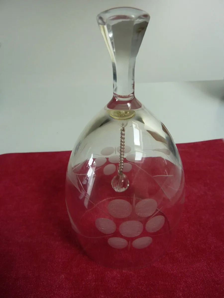 Vintage glass bell - Image 1
