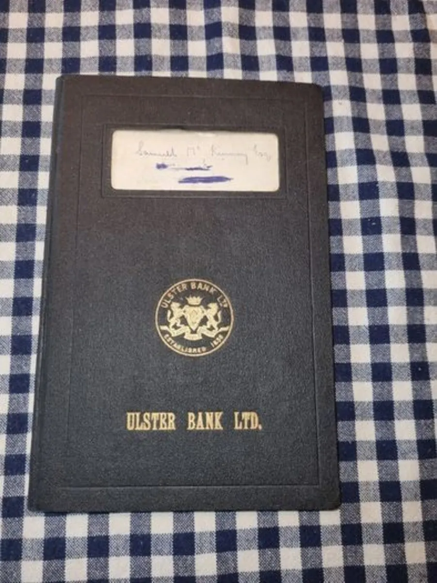 Vintage Ulster Bank savings book - Image 1