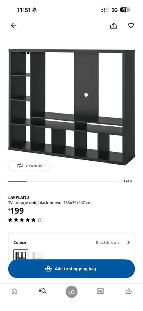 Lappland TV unit (Ikea) - Image 1