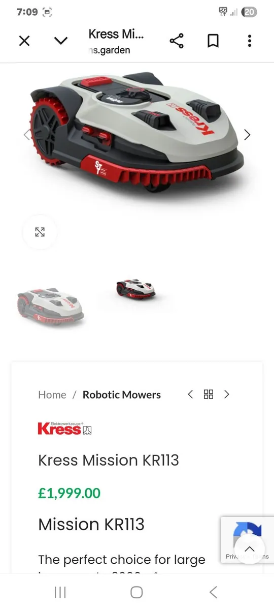 Robot lawnmower - Image 1