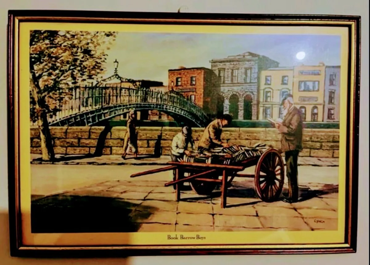 Vintage framed,  Dublin print - Barrow Boys - Image 1