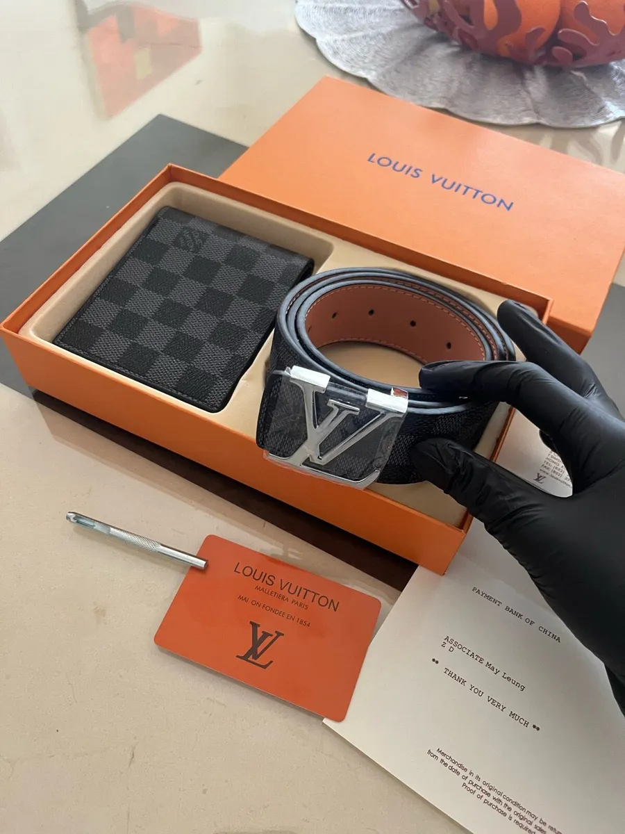 LV Belt and Wallet - Image 1