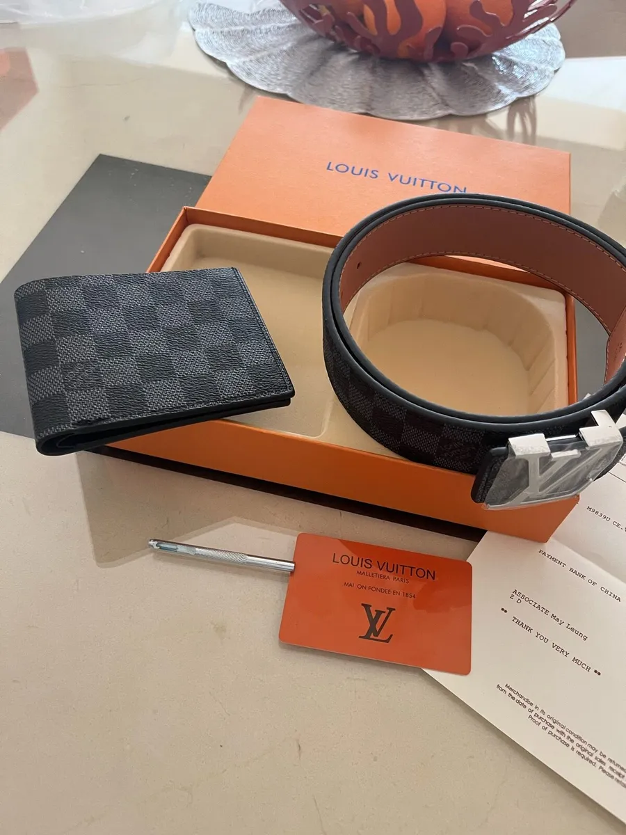 LV Belt and Wallet - Image 3