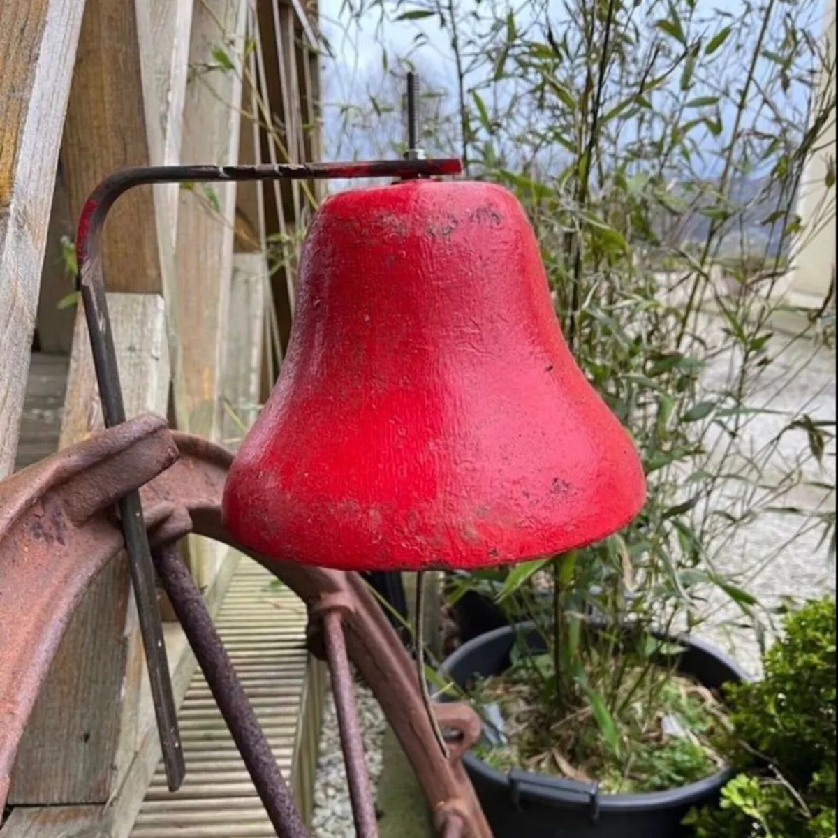 Large vintage  cast iron bell