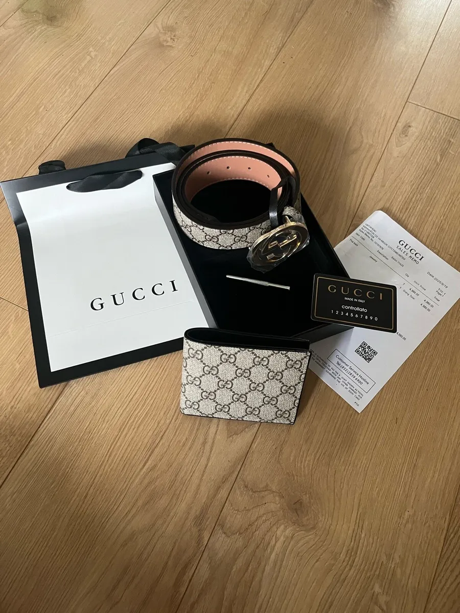Gucci Belt and Wallet Combo - Image 1