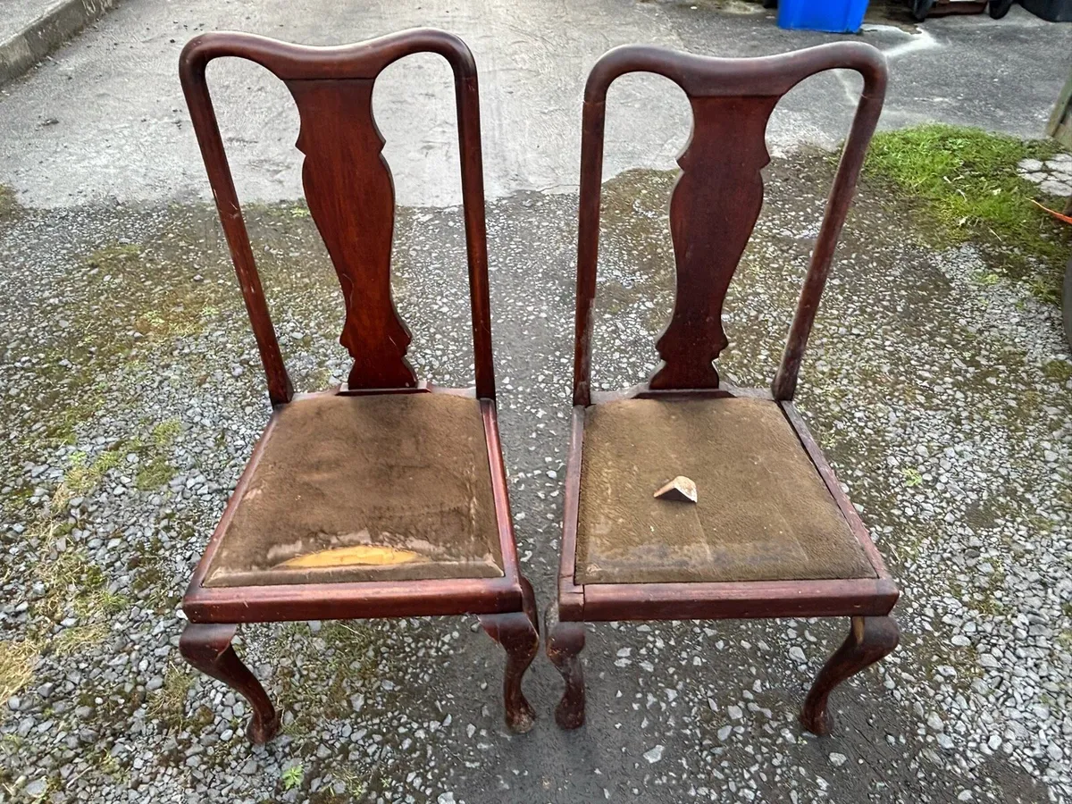 Vintage Mahogany Chair - Image 1