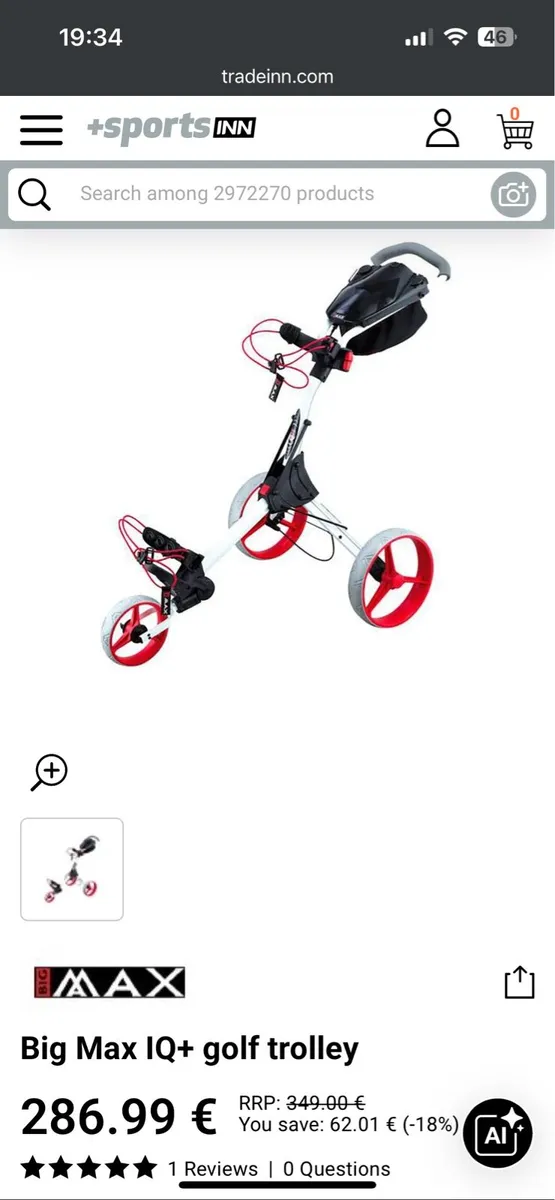 Big Mac IQ+ Golf Trolley - Image 3