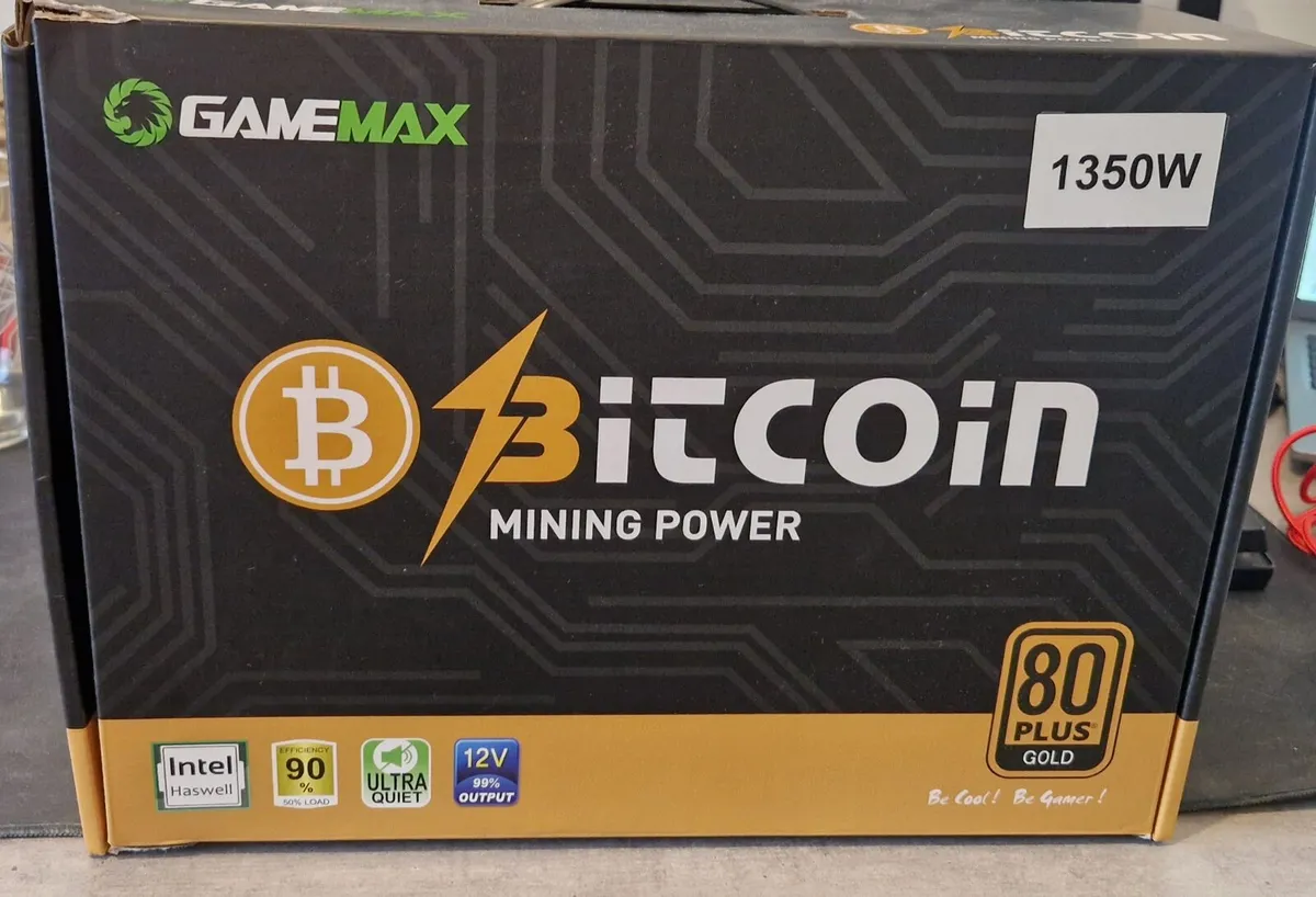 GameMax GM-1350W (1350 Watt) 80+ Gold Mining PSU/ - Image 2