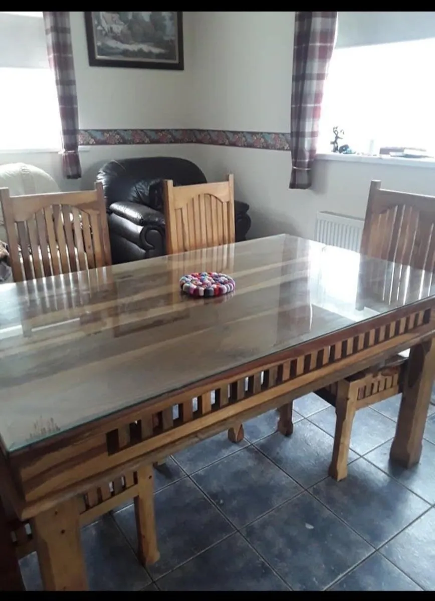Kitchen Dresser and Table and Chairs - Image 1