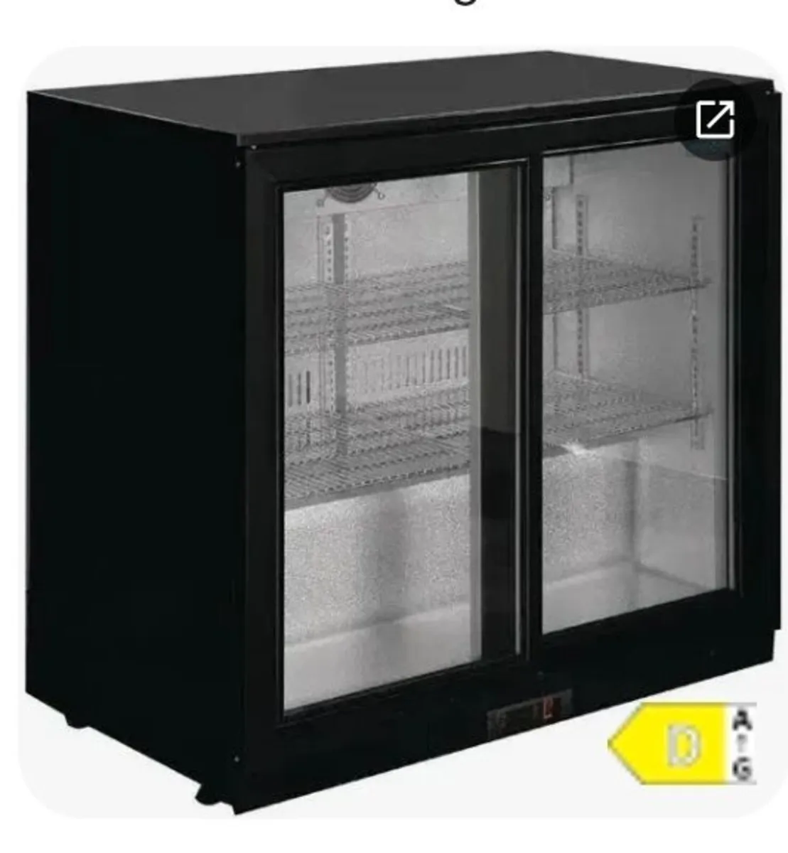 DRINKS FRIDGE,  double door