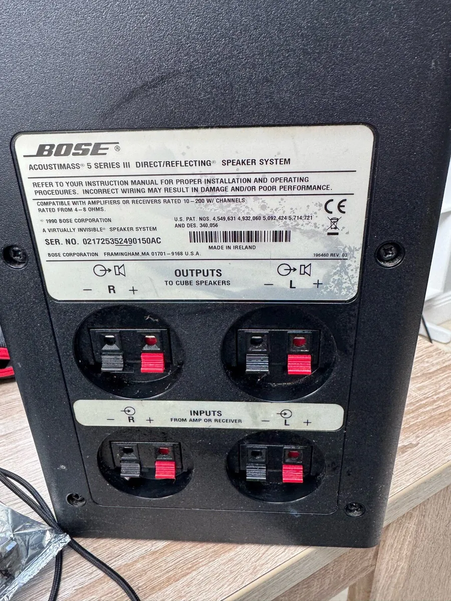 Bose speakers and sub - Image 2