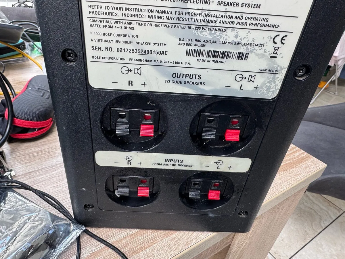 Bose speakers and sub - Image 3