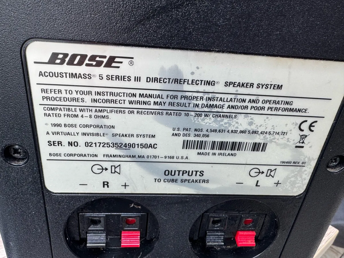Bose speakers and sub - Image 4