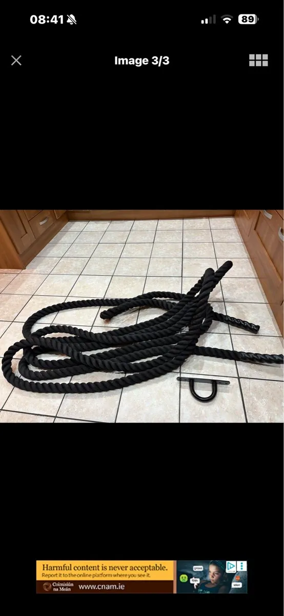 LAOCH COMMERCIAL BATTLE ROPE + WALL ANCHOR! - Image 1
