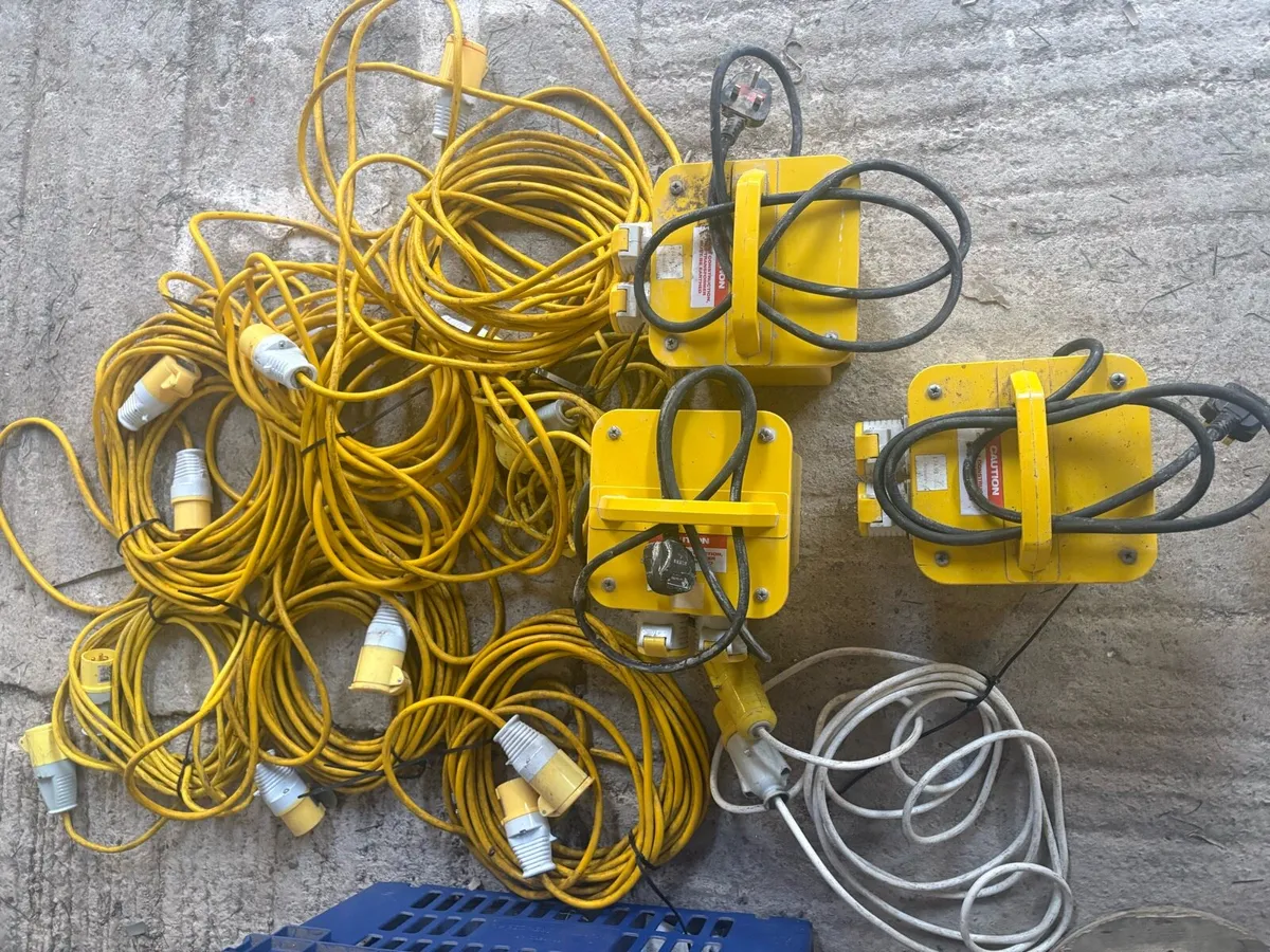 Defender 110v Transformer Boxes & Cables - Image 4