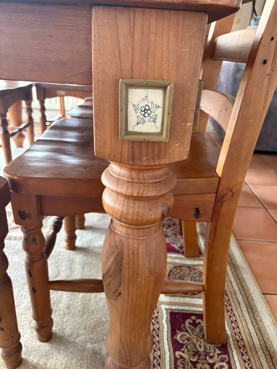 Dining Table and 8 Chairs - Image 3