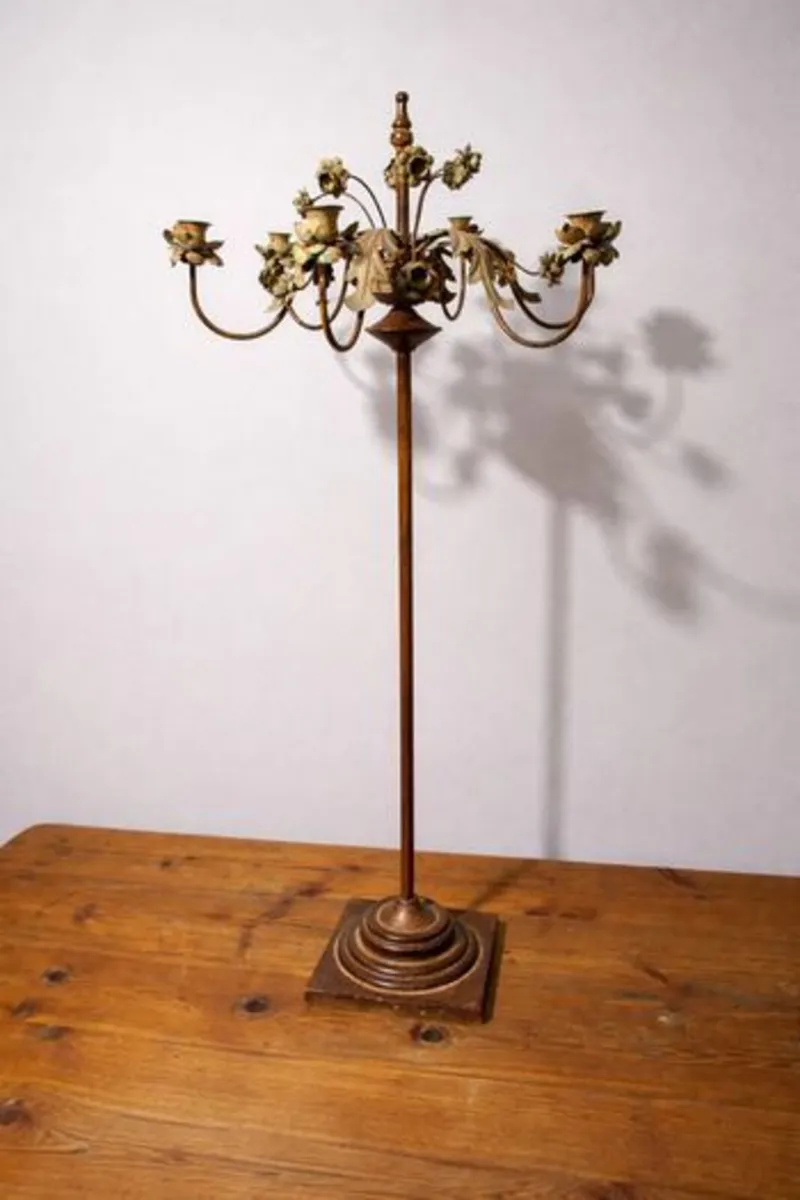Adjustable Metal Candelabra Three Height Settings - Image 2