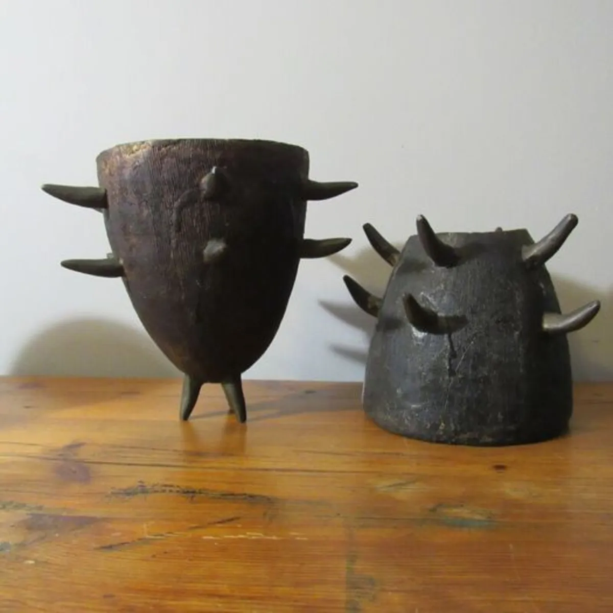 Solid Copper Decorative Ornaments _ Set of Two - Image 1