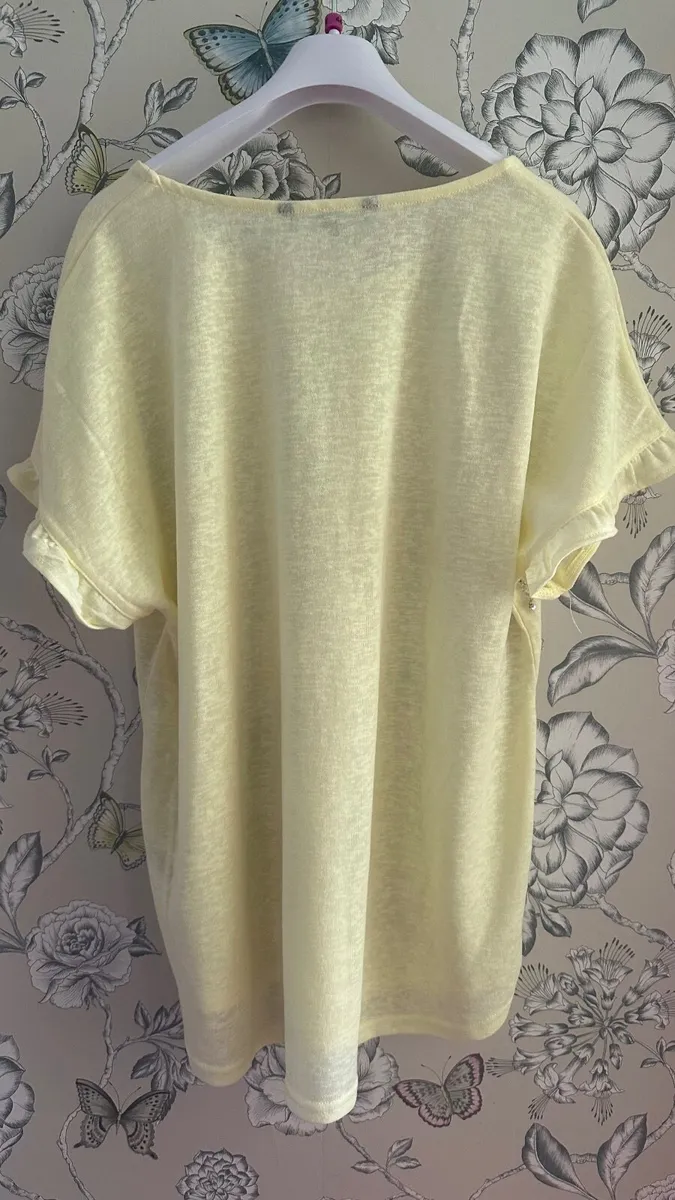 Yellow sparkle top - Image 4
