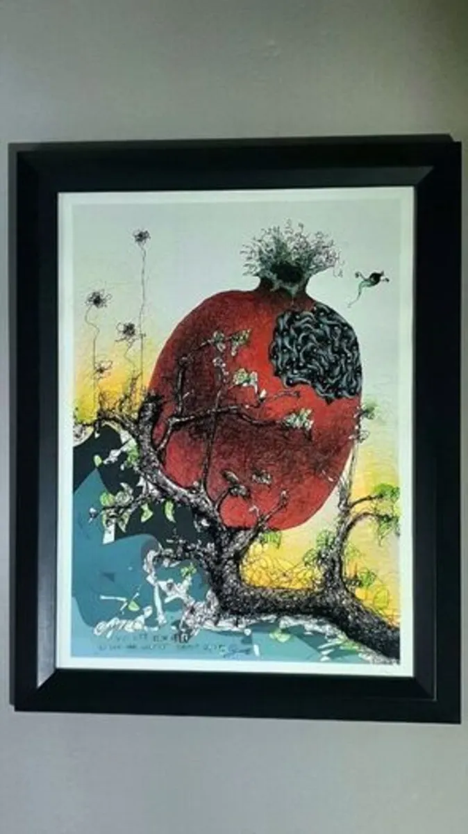 Signed Berlin Art Print _ Yuehui Liu _ Framed - Image 1