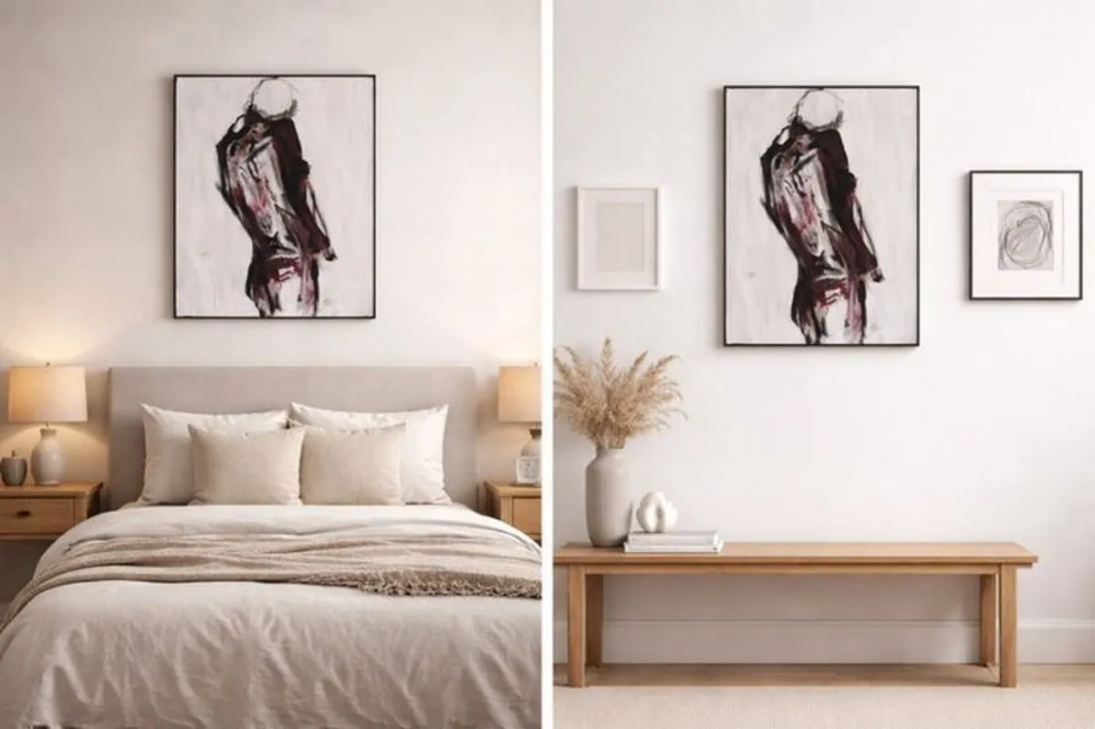 Original Acrylic Figure Painting by local artist - Image 2