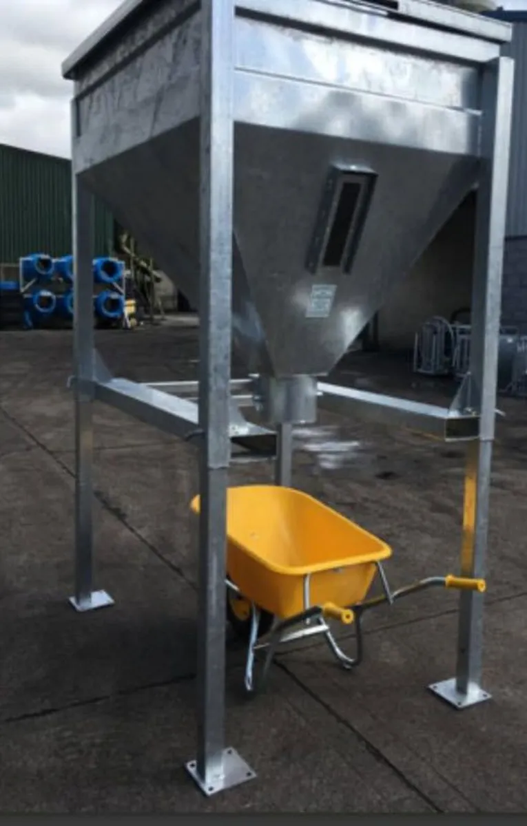 1 Tonne Meal Bin  weighing cells - Image 1