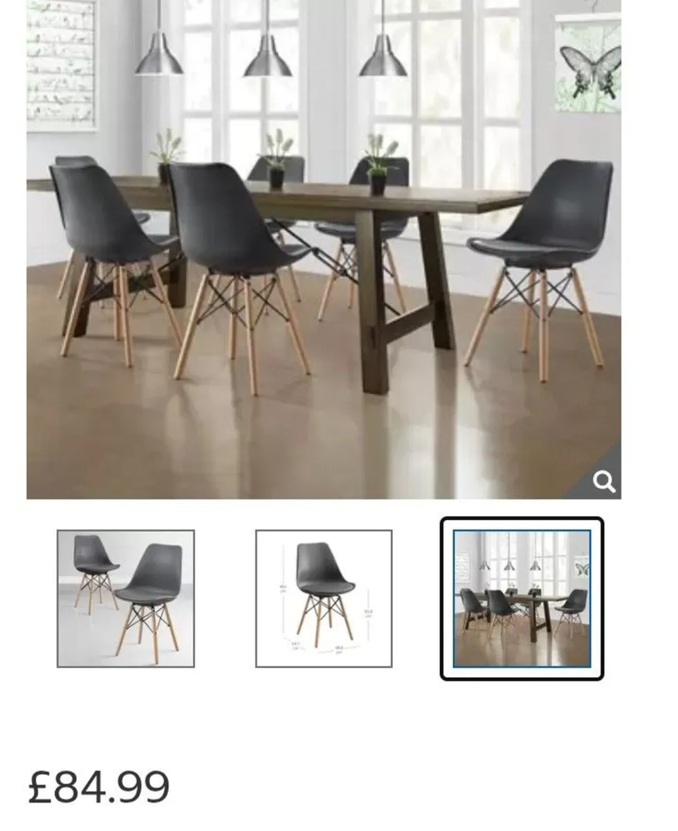 Quality Sturdy Comfortable Kitchen Dining Chairs - Image 2