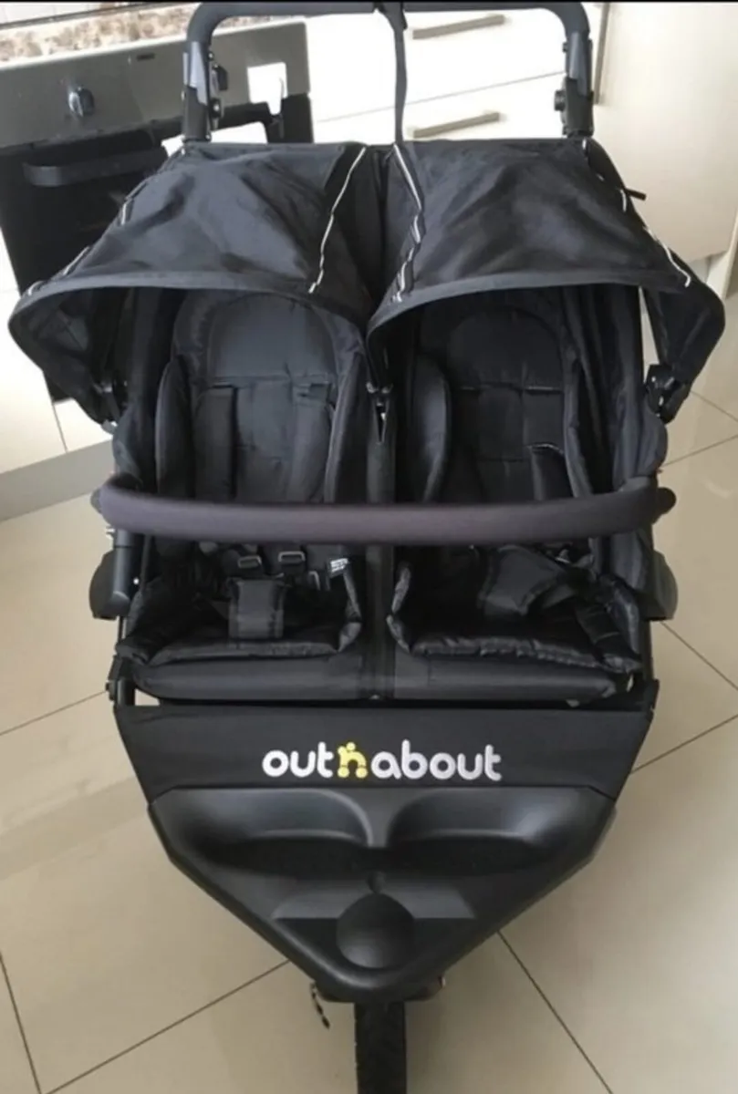 Almost New Out N About Double stroller - Image 1