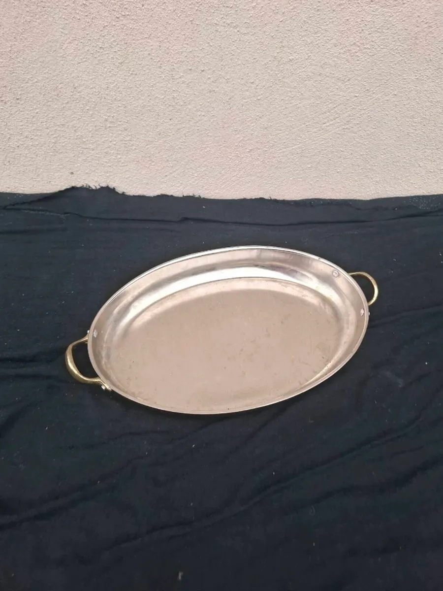 20cm by 30cm copper oven  plate postage possible - Image 1