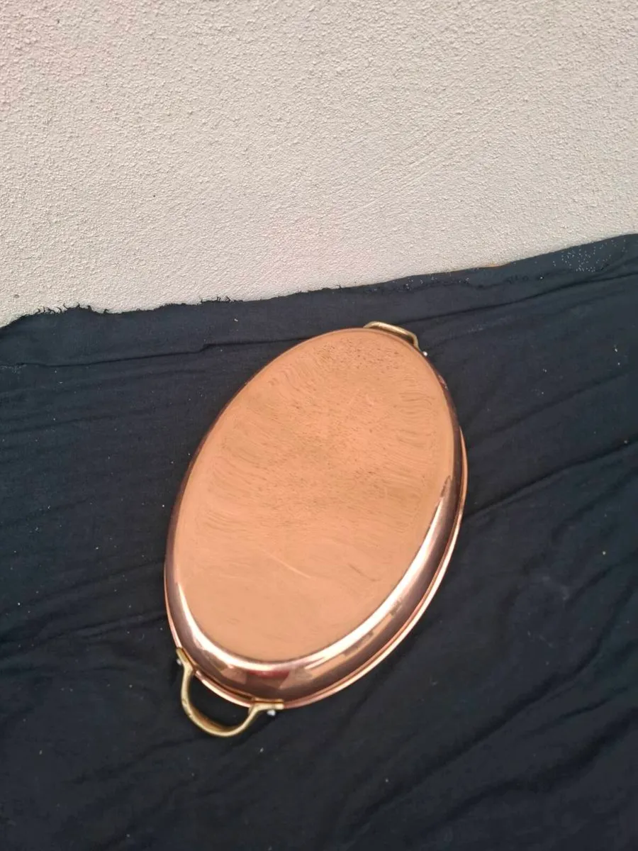 20cm by 30cm copper oven  plate postage possible - Image 2