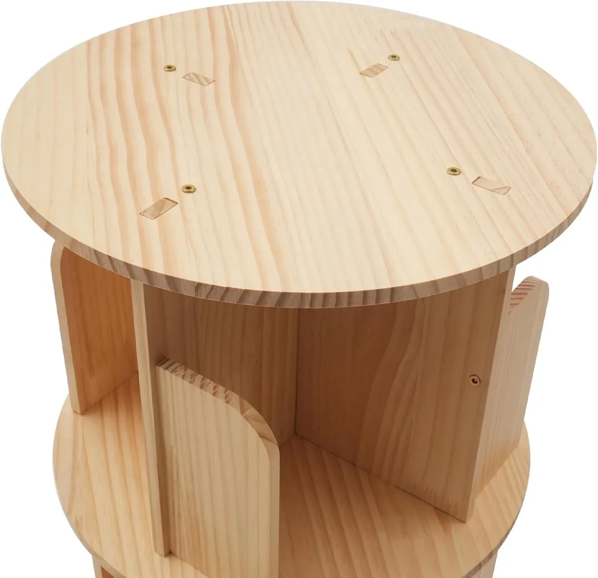 Rotating Bookshelf Tower (with Support Legs) 360 - Image 4