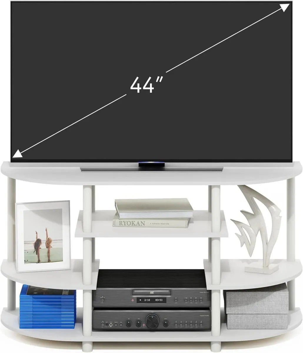 JAYA TV Stand Simple Design Corner Entertainment - Image 4