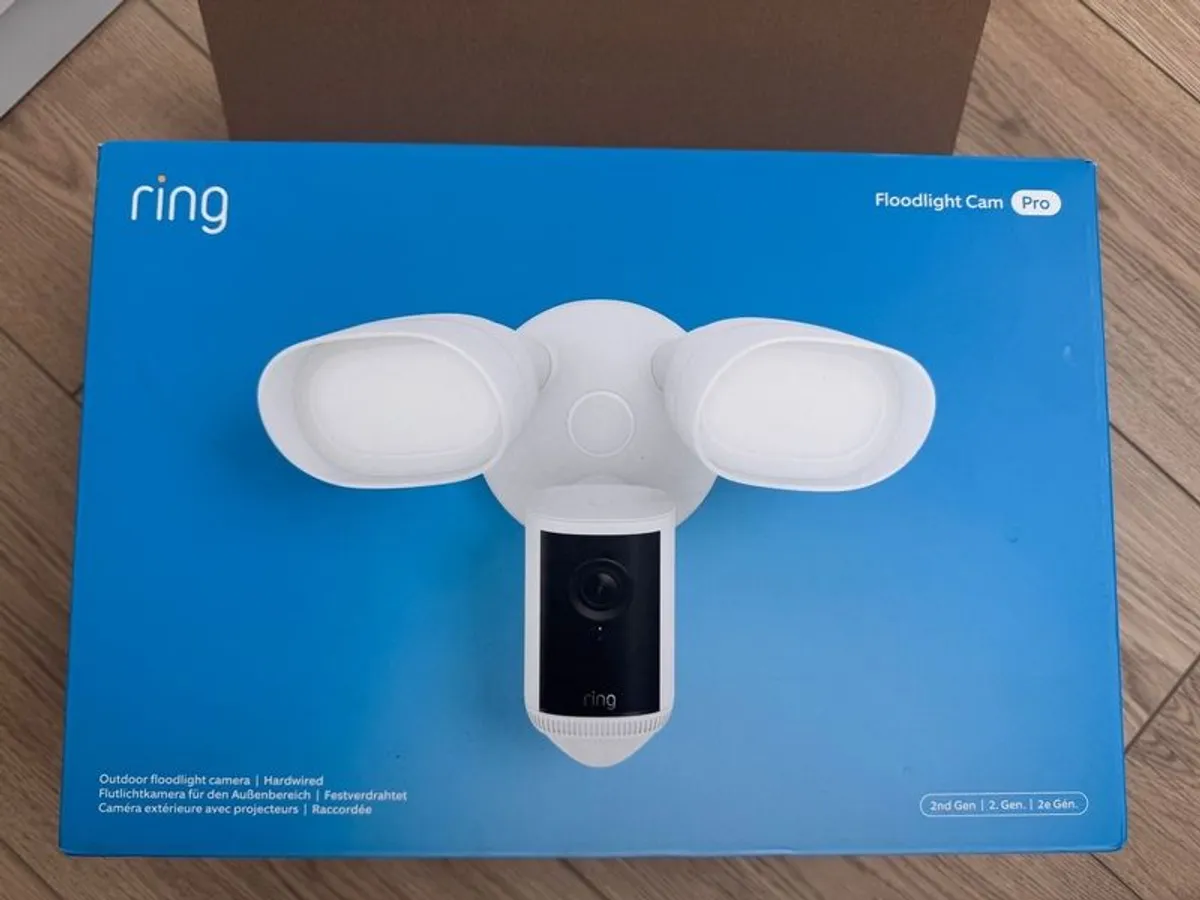 Ring Floodlight Cam Pro 2nd Gen | Brand New & Sealed - Image 1