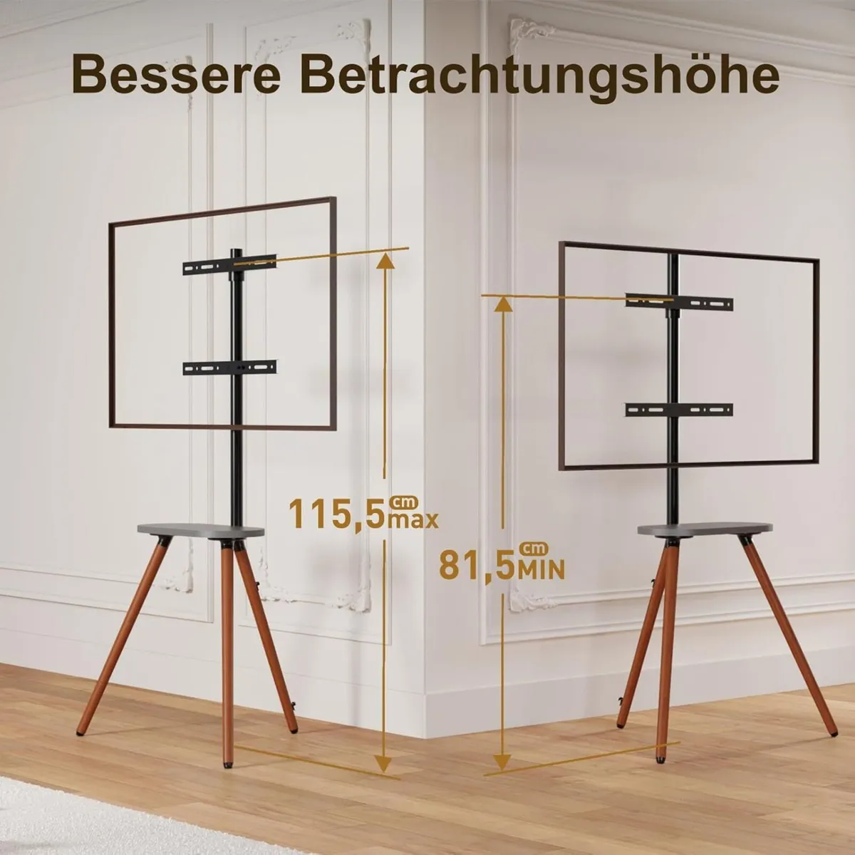 Tripod TV Stand for 40 to 65 Inch LCD LED OLED - Image 3