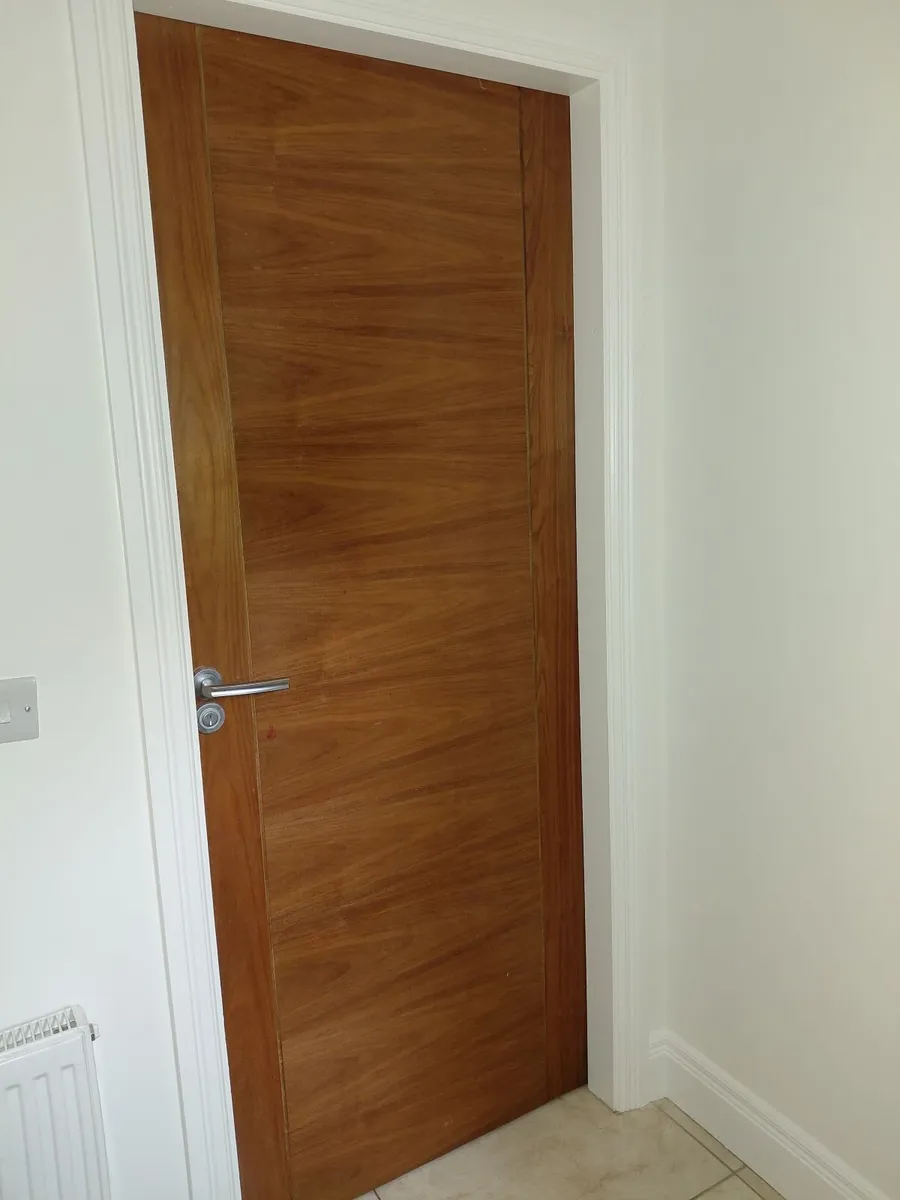 Deanta  internal  walnut doors - Image 1