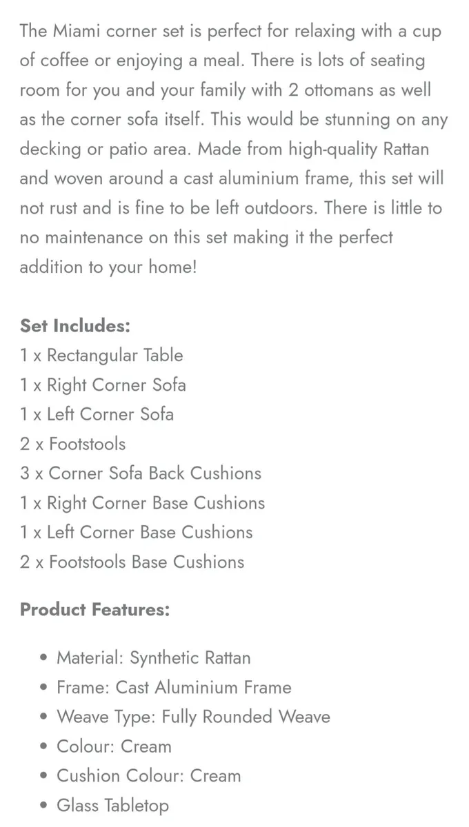 Garden Furniture Set - Image 4