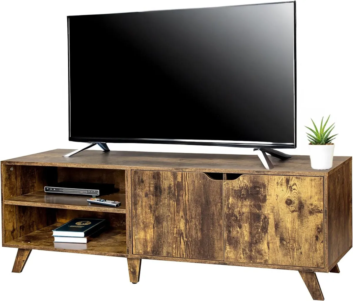 TV Lowboard with 6 compartments cable management - Image 1