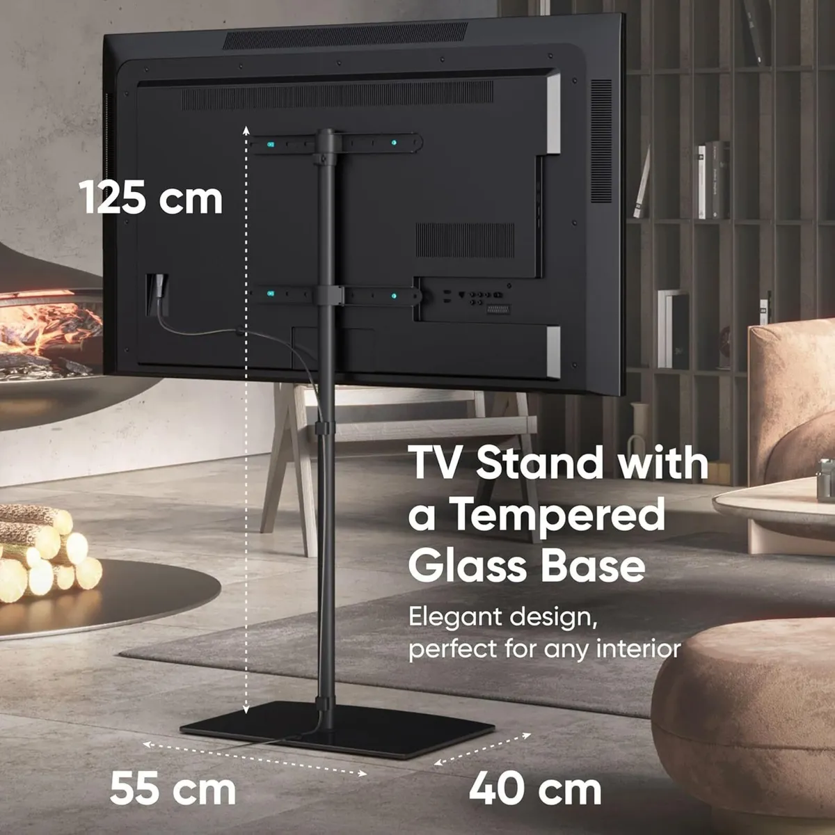 TV Floor Stand for 30-60 Inch TVs Swivel up to 41 - Image 2