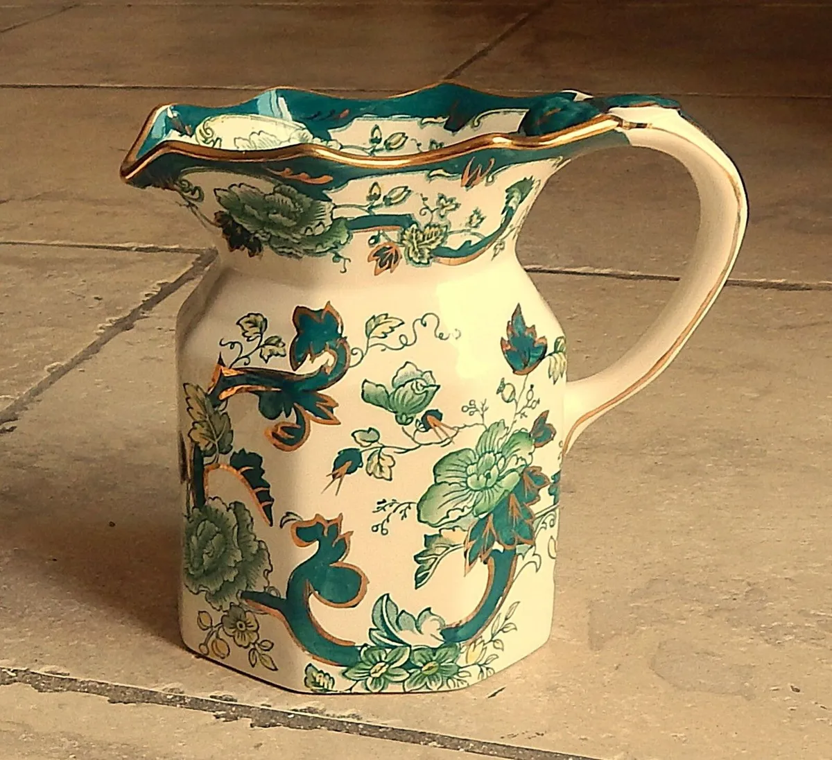 Mason’s Ironstone Chartreuse Jug - Image 1